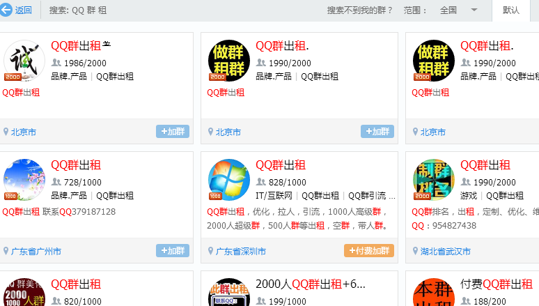 QQ群出租、QQ群拉人如何赚钱?